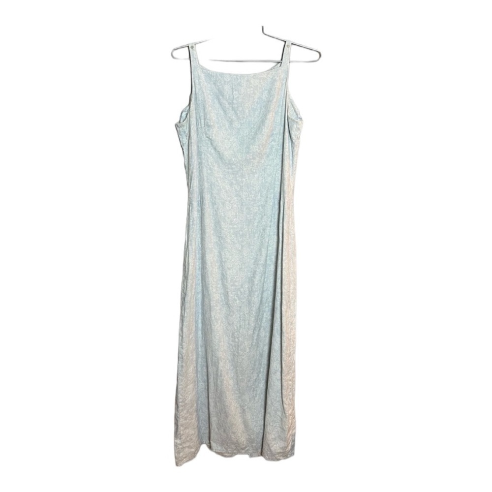 Gap linen maxi dress adjustable straps womens 14